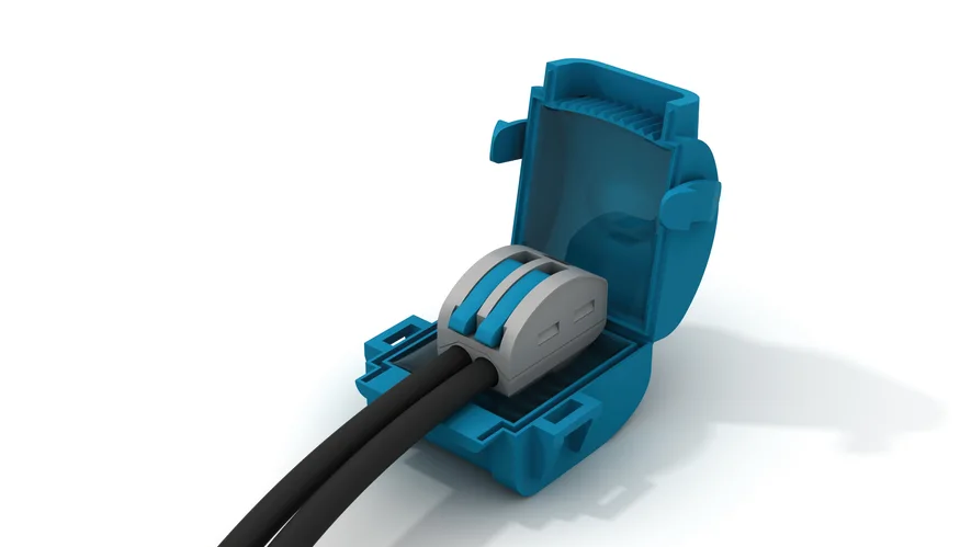 MINI BOITE DE JONCTION MJB112 2X/IPX8/32A/BORNE RAPIDE 2X2