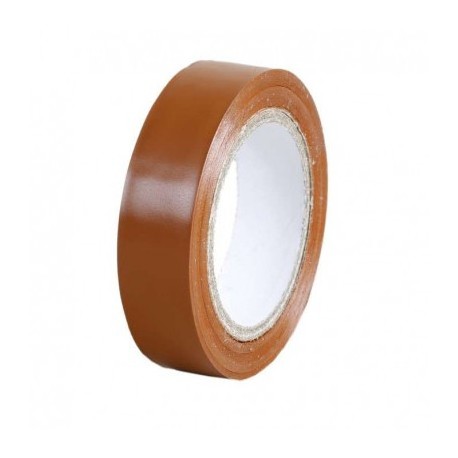 RUBAN ADHESIF 15MMX10M MARRON EPAISSSEUR 0,15MM