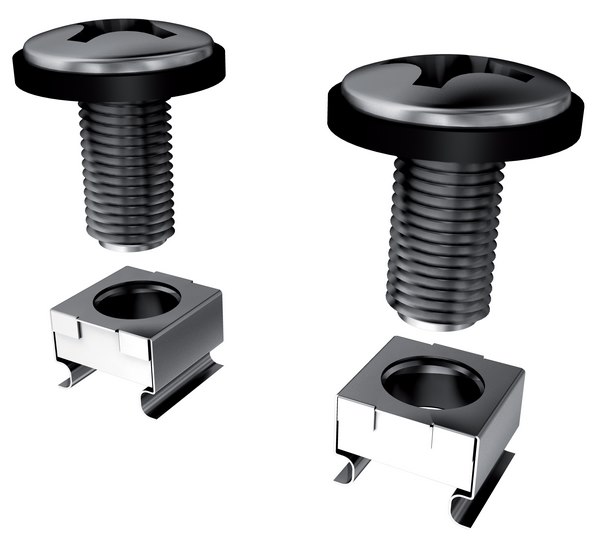 BOITE 50 VIS ECROUS CAGES M6