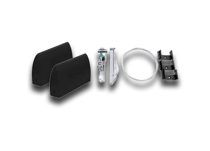 KIT DE BOUCHONS NOIRS ET MECANISME