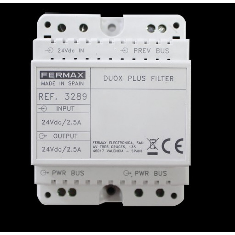 FILTRE BUS DUOX + 24VDC