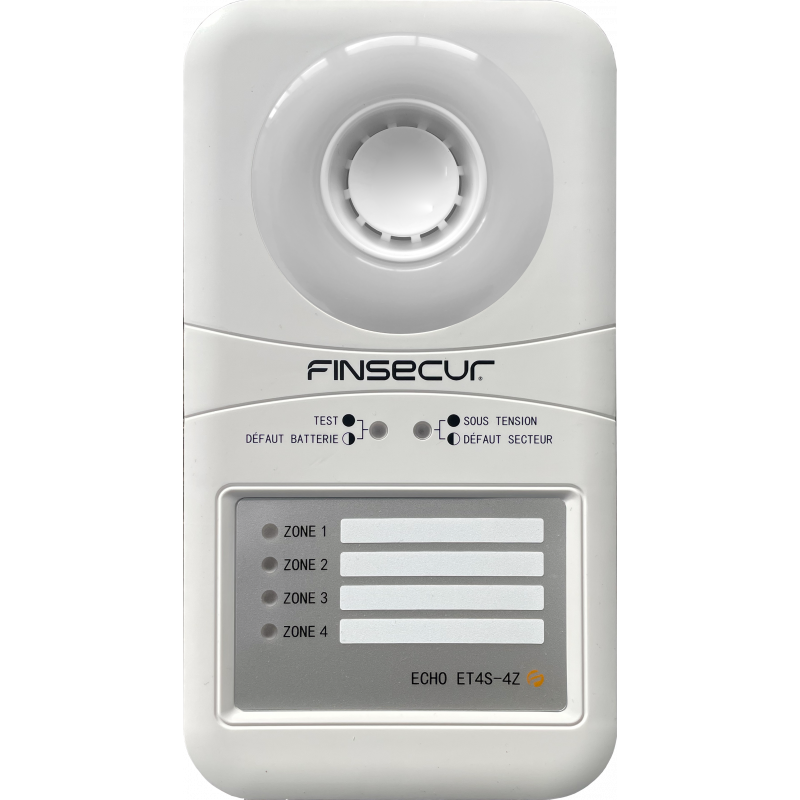 ECHO ET4S-4Z - CENTRALE D ALARME SECTEUR 4 ZONES