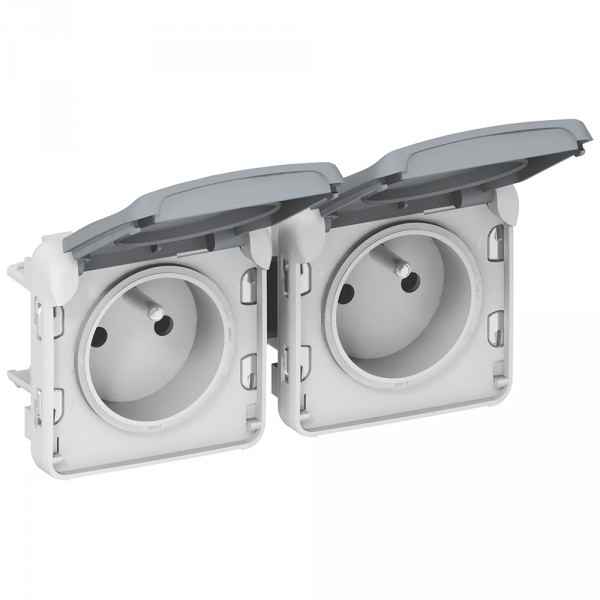 PLEXO 2X2P+T F/B HOR GRIS COMPO