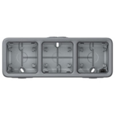 PLEXO BOITIER 3P H/V GRIS