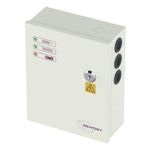 ALIM COFFR 12VDC 3A/7AH AC RELAIS DEFAUT