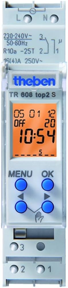 INTERRUPTEUR HORAIRE DIGITAL 1 MODULE 24H 7J 1 C INV